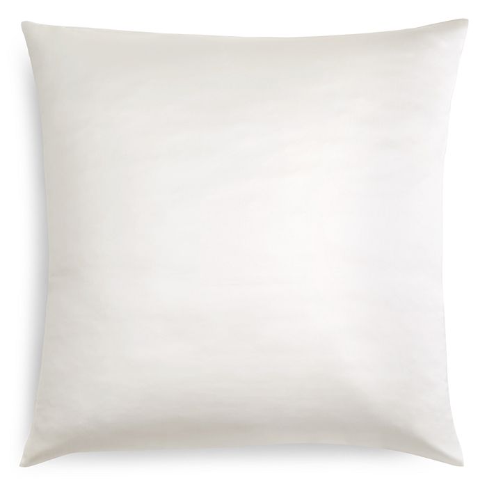 Gingerlily Silk Solid Euro Sham In Ivory