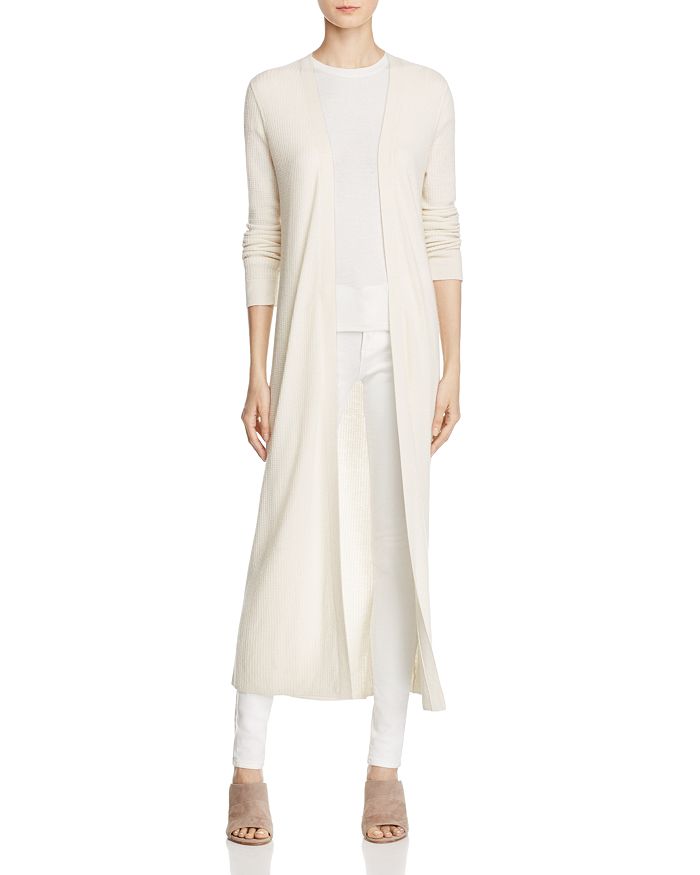 Theory open shop front cashmere cardigan