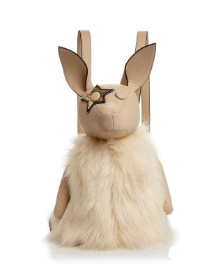Kendall & Kylie Normie Faux Fur & Leather Backpack Kendall & Kylie Normie Leather Plush Faux Fur Trimmed  main image 3