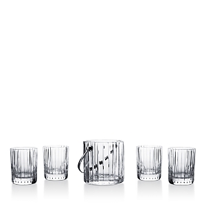 Baccarat Harmonie 5-Piece Rocks Glass and Ice Bucket Set