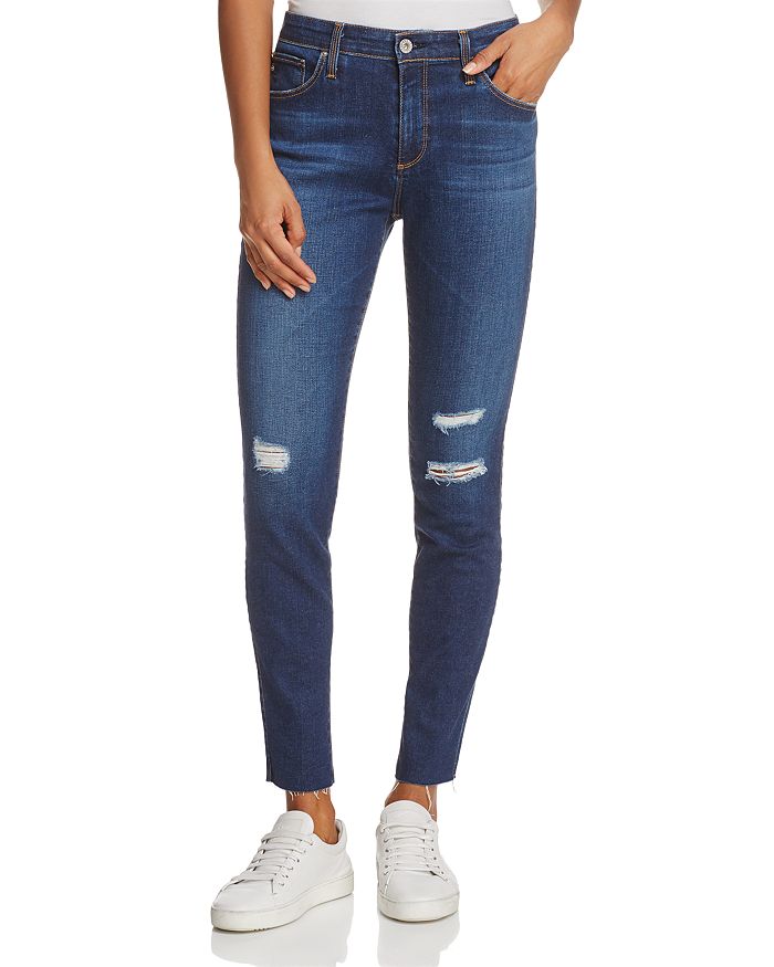 Ag High-rise Skinny Ankle Jeans In Blaker - 100% Exclusive
