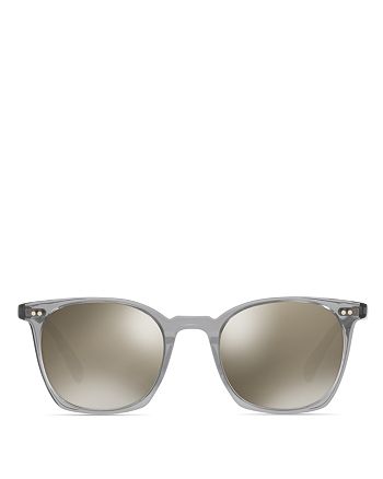 Oliver Peoples Unisex . Coen Mirrored Square Sunglasses, 49mm |  Bloomingdale's