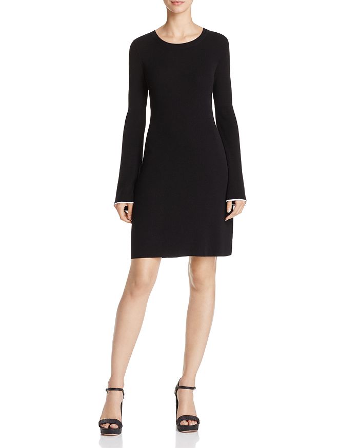 Theory Bell Sleeve Fit-and-Flare Dress | Bloomingdale's