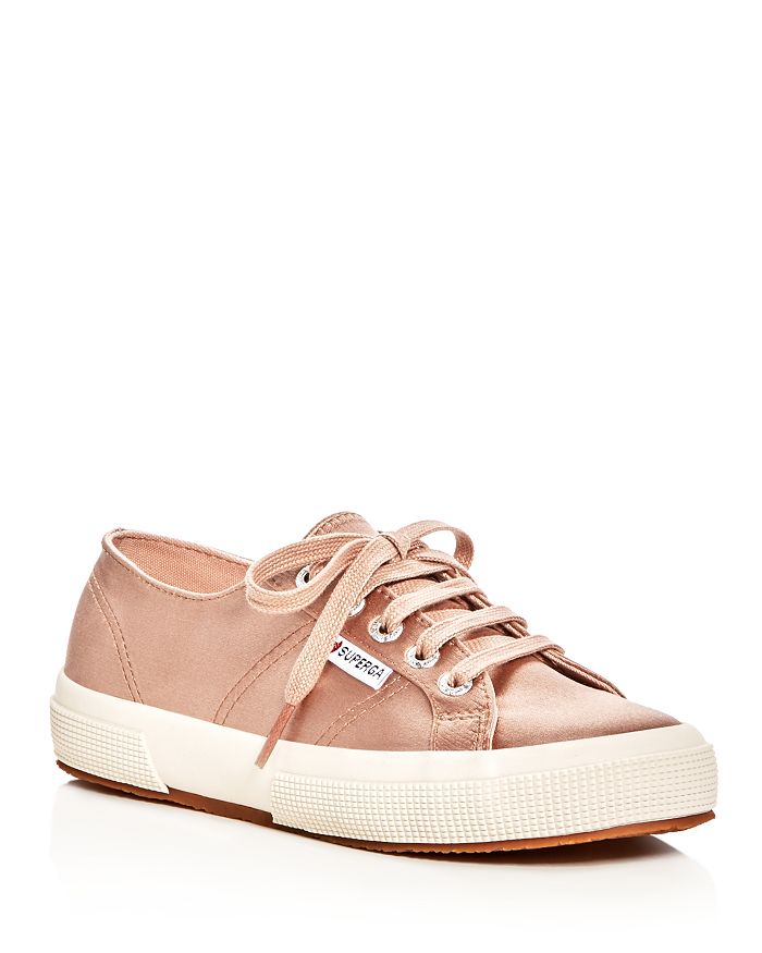 Superga Classic Satin Lace Up Sneakers | Bloomingdale's