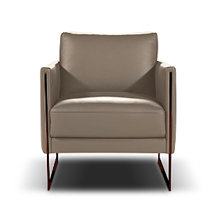 Giuseppe Nicoletti Coco Leather Chair - 100% Exclusive In Bull 358 Biscotto/titanium