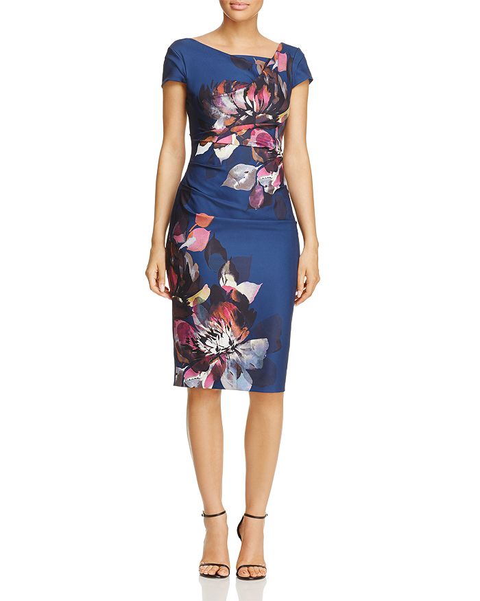 Adrianna Papell Floral Sheath Dress - 100% Exclusive | Bloomingdale's