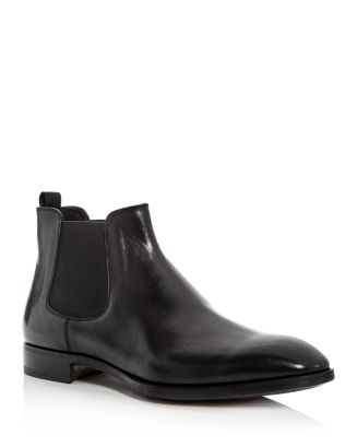 Armani Men's Leather Chelsea Boots | Bloomingdale's