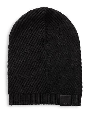 Canada Goose Contour Ribbed Knit Wool Beanie | Bloomingdale's