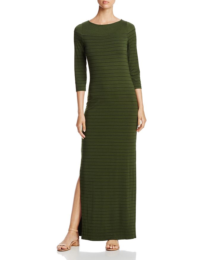 Three Dots Pinstripe Maxi Dress Bloomingdale's