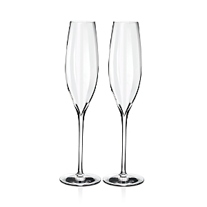 Waterford Elegance Optic Classic Champagne Flute, Set of 2