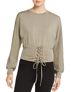Bardot Mila Corset Detail Top