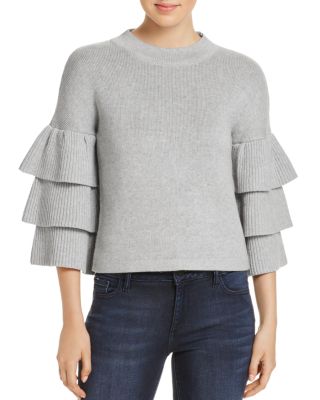 AQUA Wool Tiered Sleeve Sweater outlets