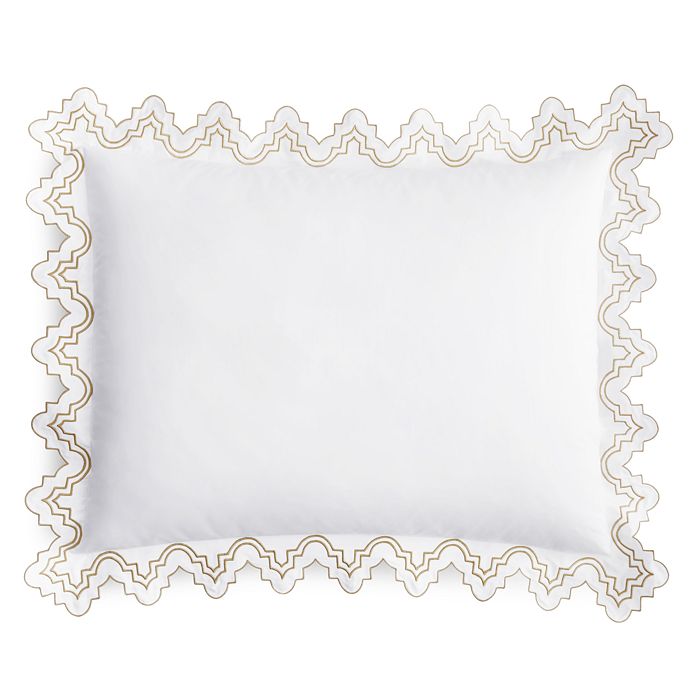 Matouk Soraya King Pillowcase In Gold