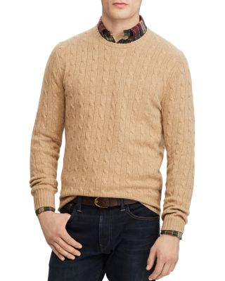 polo ralph lauren cashmere cable knit sweater