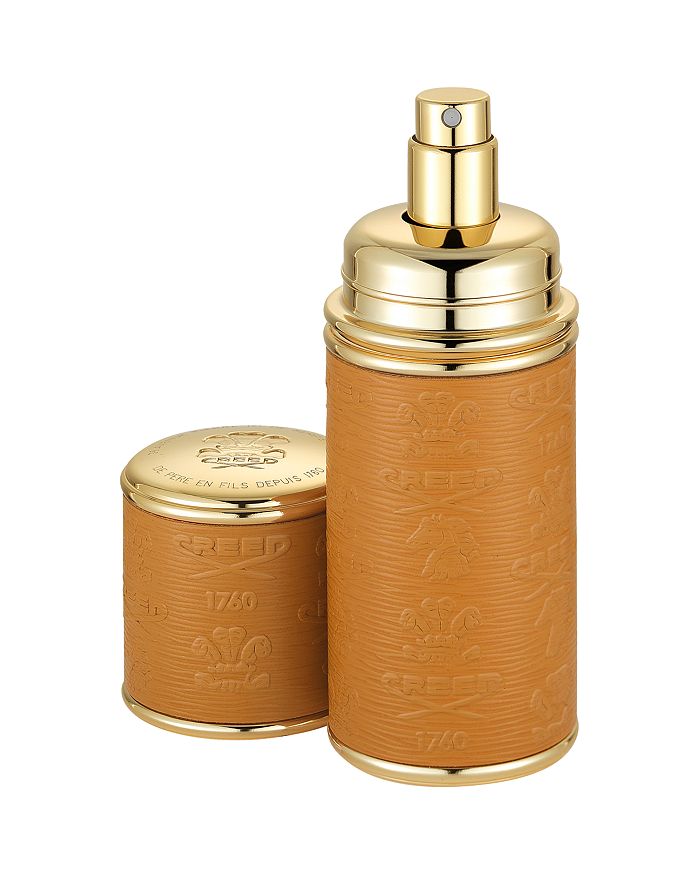 CREED DELUXE LEATHER & GOLD-TONE BOTTLE ATOMIZER,1505000421