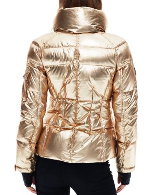 gold down coat