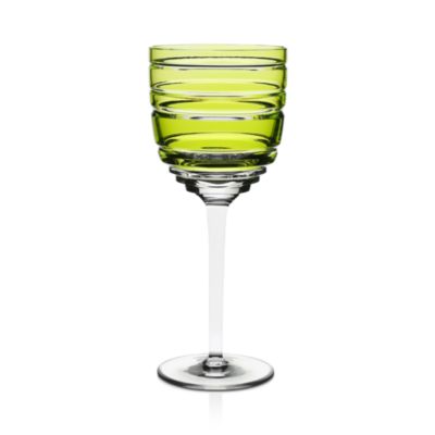 William Yeoward Crystal Marina Goblet In Green