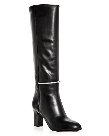 Via Spiga Women's Shaw Leather Tall High-Heel Boots | Bloomingdale's