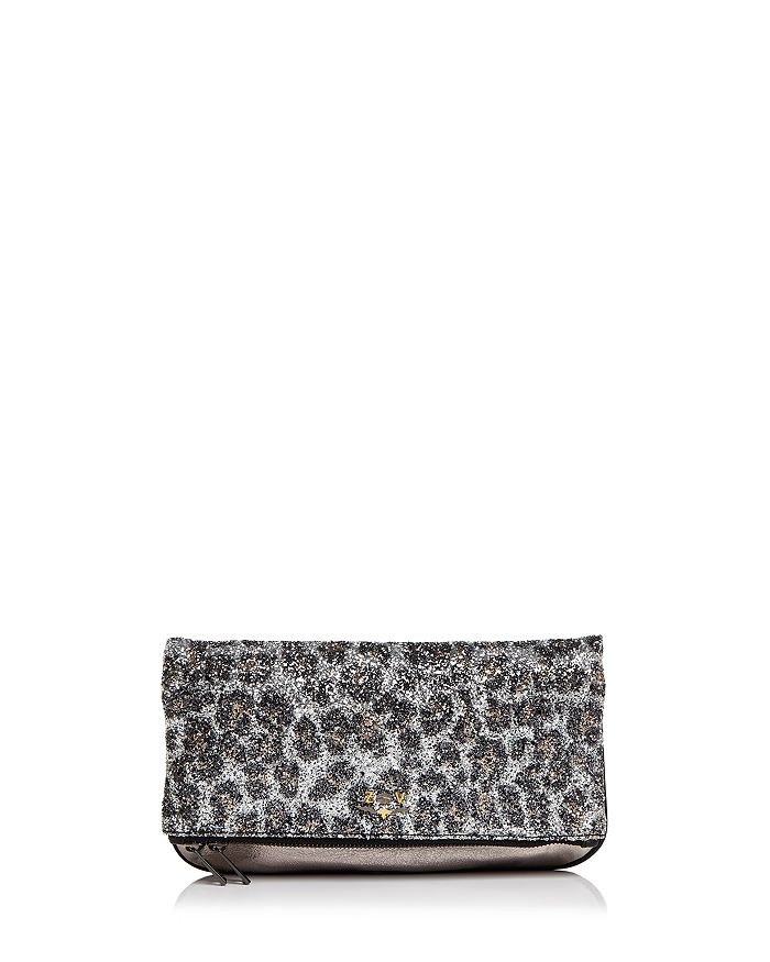 Zadig & Voltaire Leather Printed Compact Wallet - Blue Wallets