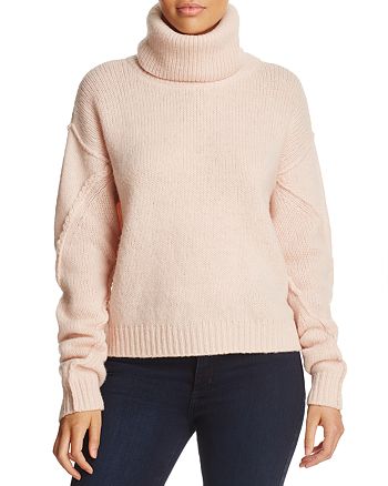 Tory Burch Eva Detachable Turtleneck Sweater | Bloomingdale's