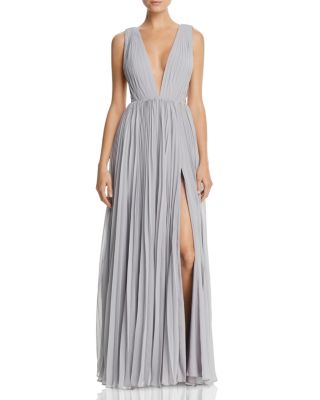 white christmas dresses Champagne Sequin-Print Long Prom Dress with Sheer Leg Champagne / 6 main image 1