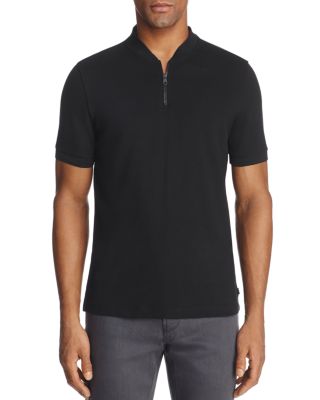 Armani - Half Zip Classic Fit Polo Shirt