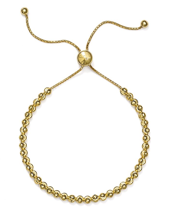 Officina Bernardi Moon Bead Bracelet In Rose Gold