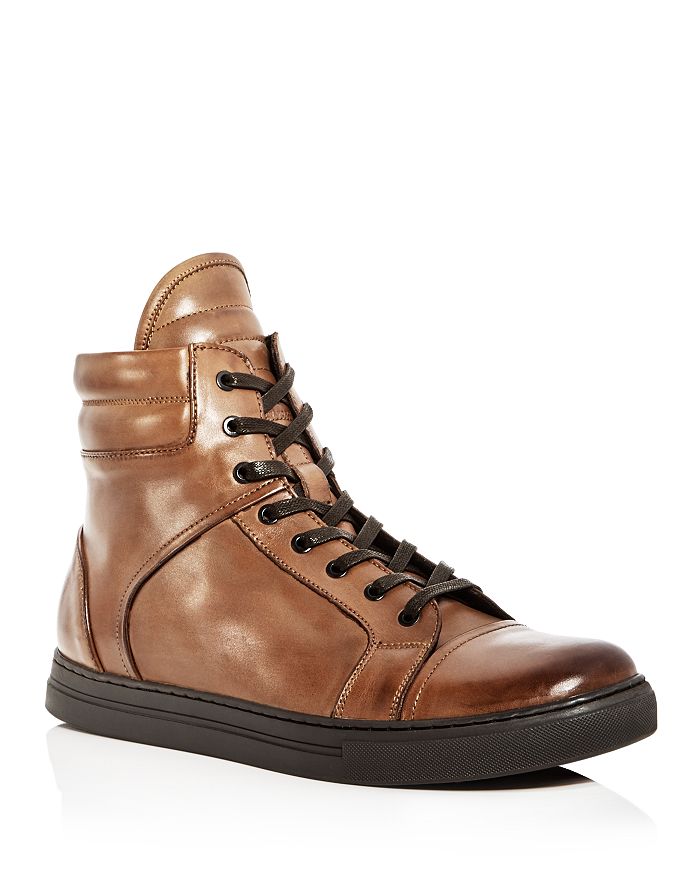 Kenneth Cole - Men's Double Header Leather High Top Sneakers