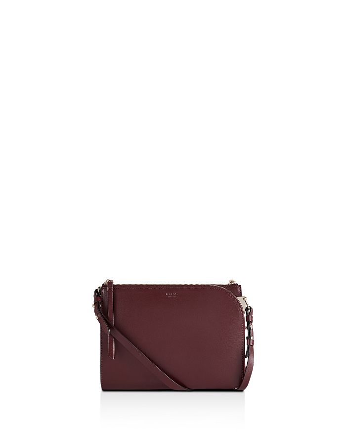 REISS Arnott Double Pouch Leather Crossbody Bloomingdale s