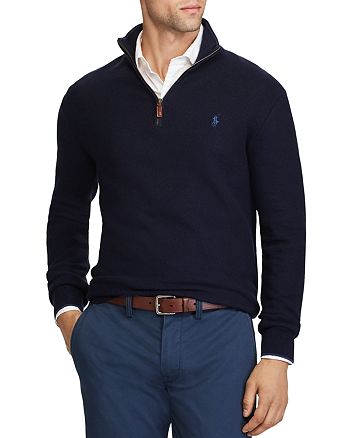 Polo Ralph Lauren Cotton Half-Zip Sweater | Bloomingdale's