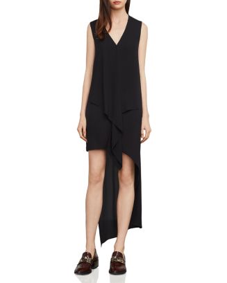 Bcbg cascade clearance ruffle dress