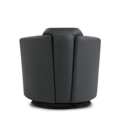 Hollister Leather Swivel Chair