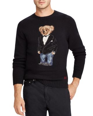 polo bear crewneck sweater