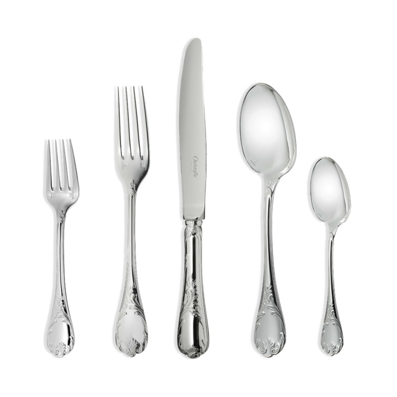Christofle Marly Silverplate 5-Piece Place Setting