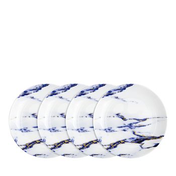 Prouna - Marble Azure Canape Plates, Set of 4