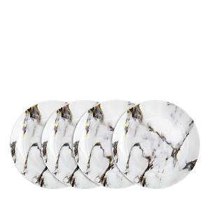 Prouna Marble Azure Canape Plates, Set of 4