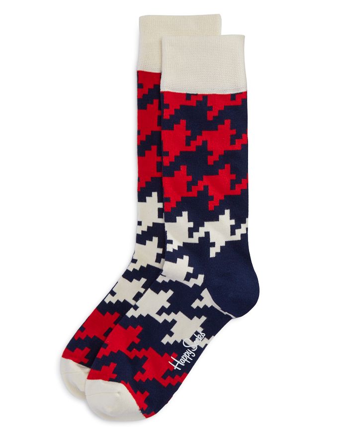 Happy Socks Houndstooth Socks | Bloomingdale's