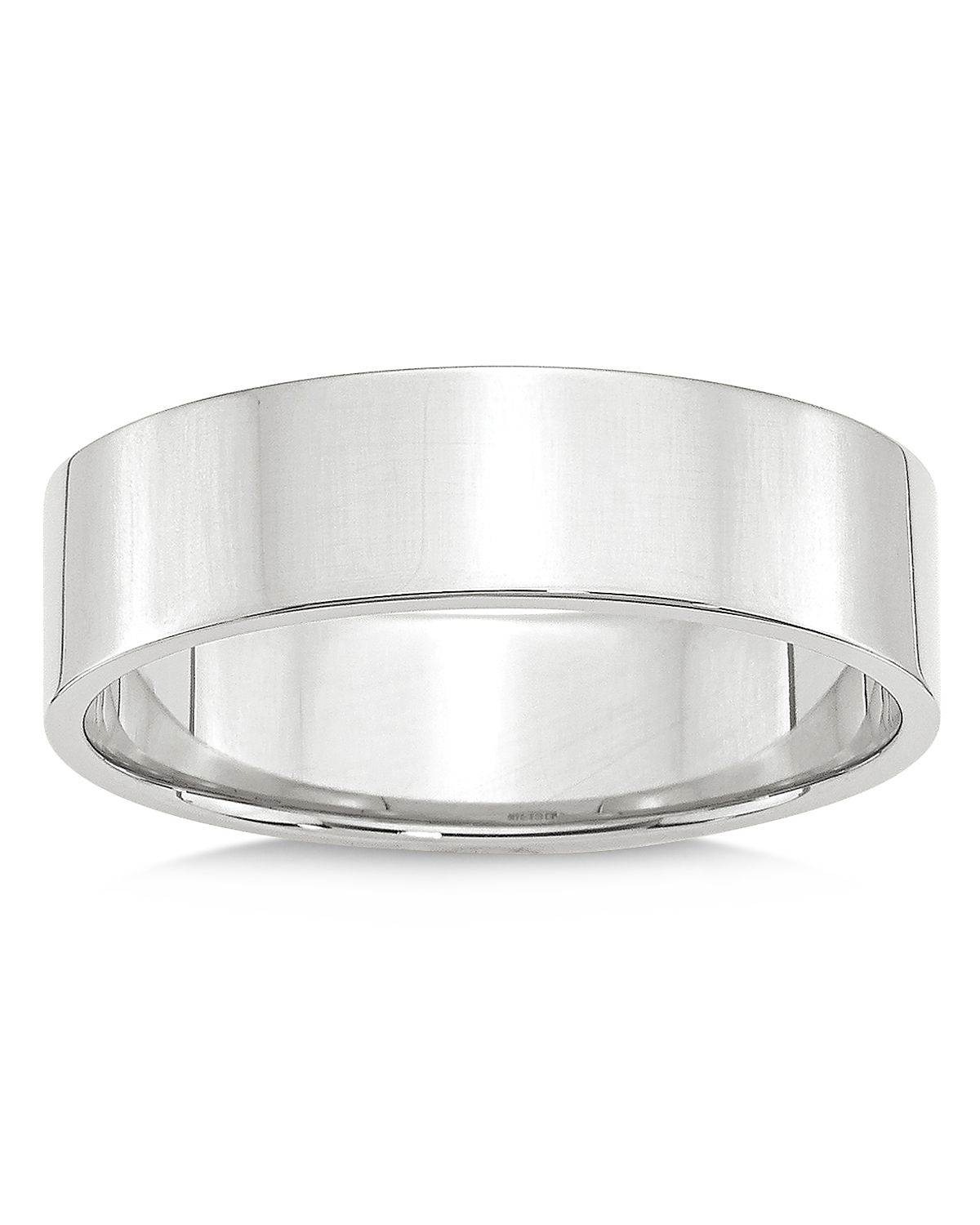 Bloomingdale's Fine Collection Men's 6mm Lightweight Flat Band