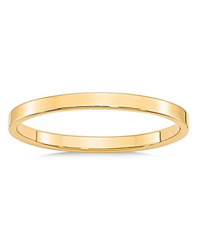Bloomingdale's - Men's 2mm Lightweight Flat Band in 14K Yellow Gold - 100% Exclusive