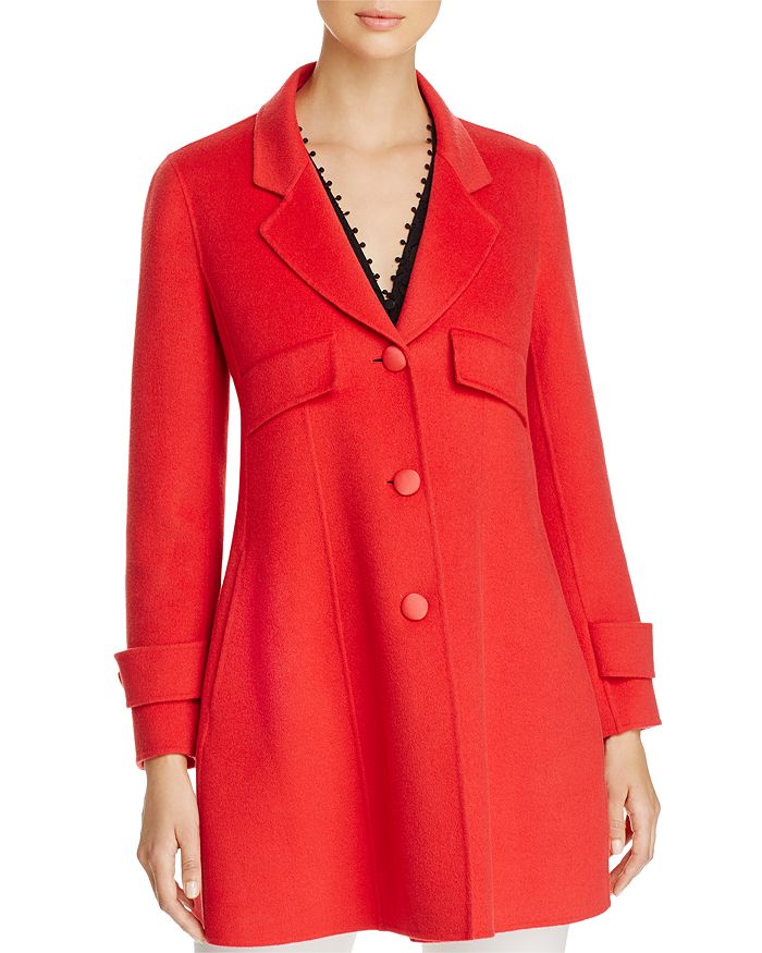 Armani Fitted Wool & Cashmere Coat | Bloomingdale's