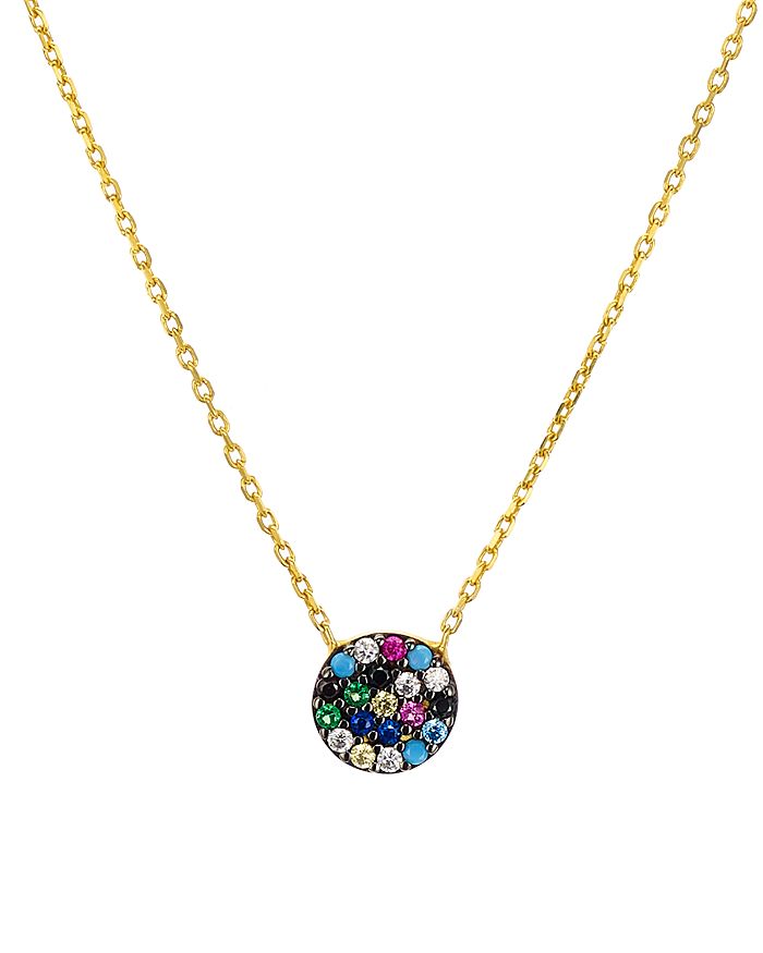 AQUA Sterling Silver Long Pendant Necklace, 15" - 100% Exclusive | Bloomingdale's