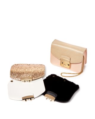 Furla MY PLAY Interchangeable Metropolis Mini Leather Crossbody
