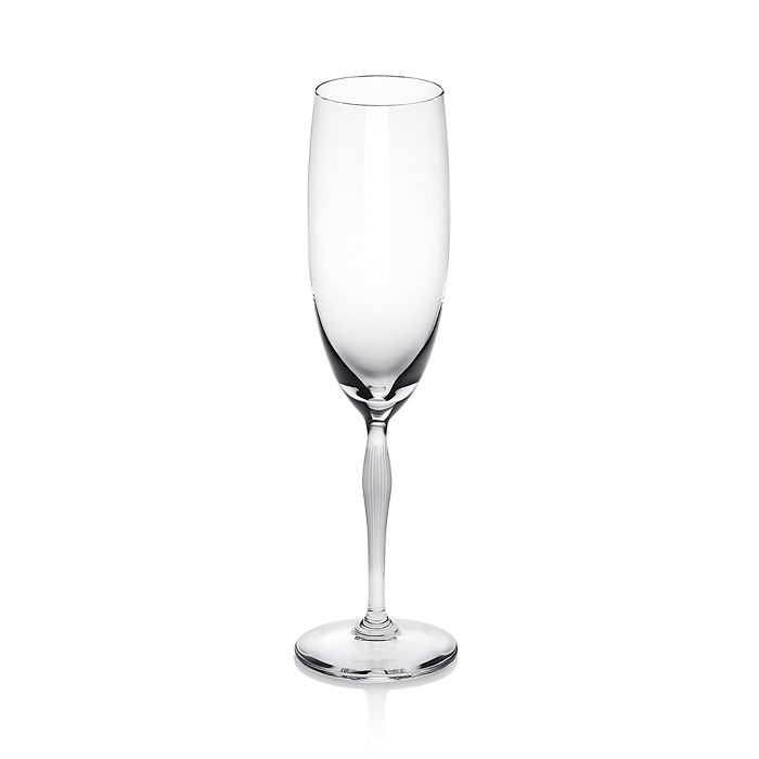 Shop Lalique 100 Points Champagne Flute In Clear