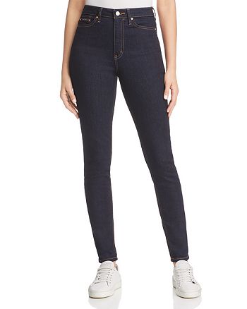 Calvin Klein Calvin Klein High-Waist Skinny Jeans in Rinse | Bloomingdale's