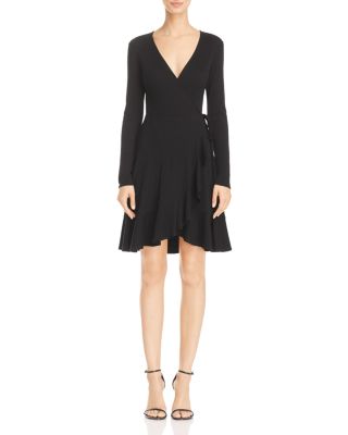 bloomingdales aqua black dress
