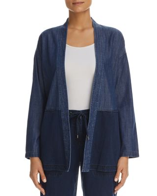 Eileen Fisher Denim Kimono Jacket Bloomingdale s