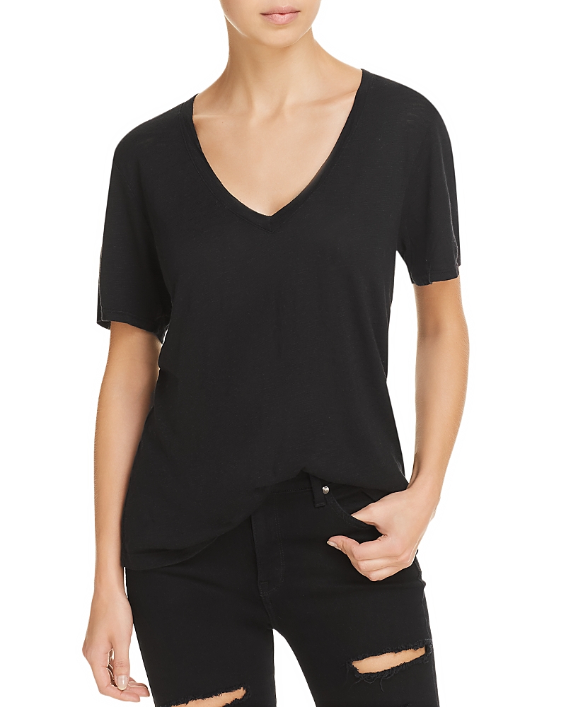 Splendid V-Neck Slub Tee