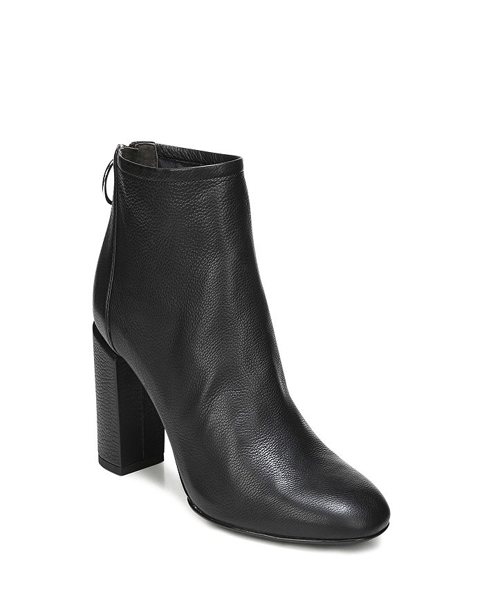 Via Spiga Women's Nadia Leather High Block Heel Booties | Bloomingdale's