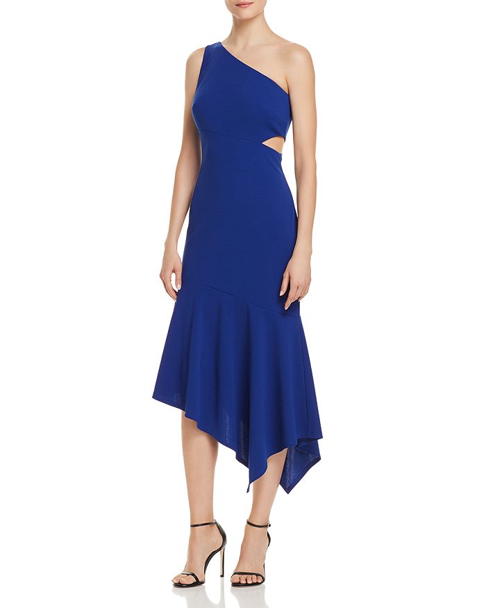 Decode 1.8 One-shoulder Cutout Dress - 100% Exclusive In Nautical Blue
