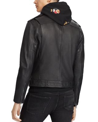 Polo Ralph Lauren Leather Biker Jacket | Bloomingdale's